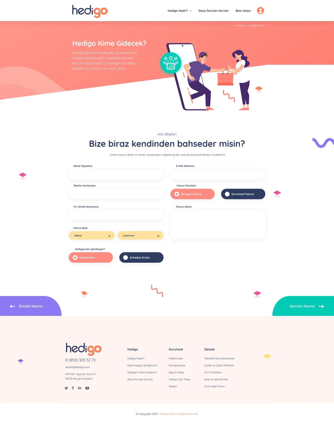 Hedigo Market Place — E-Ticaret
