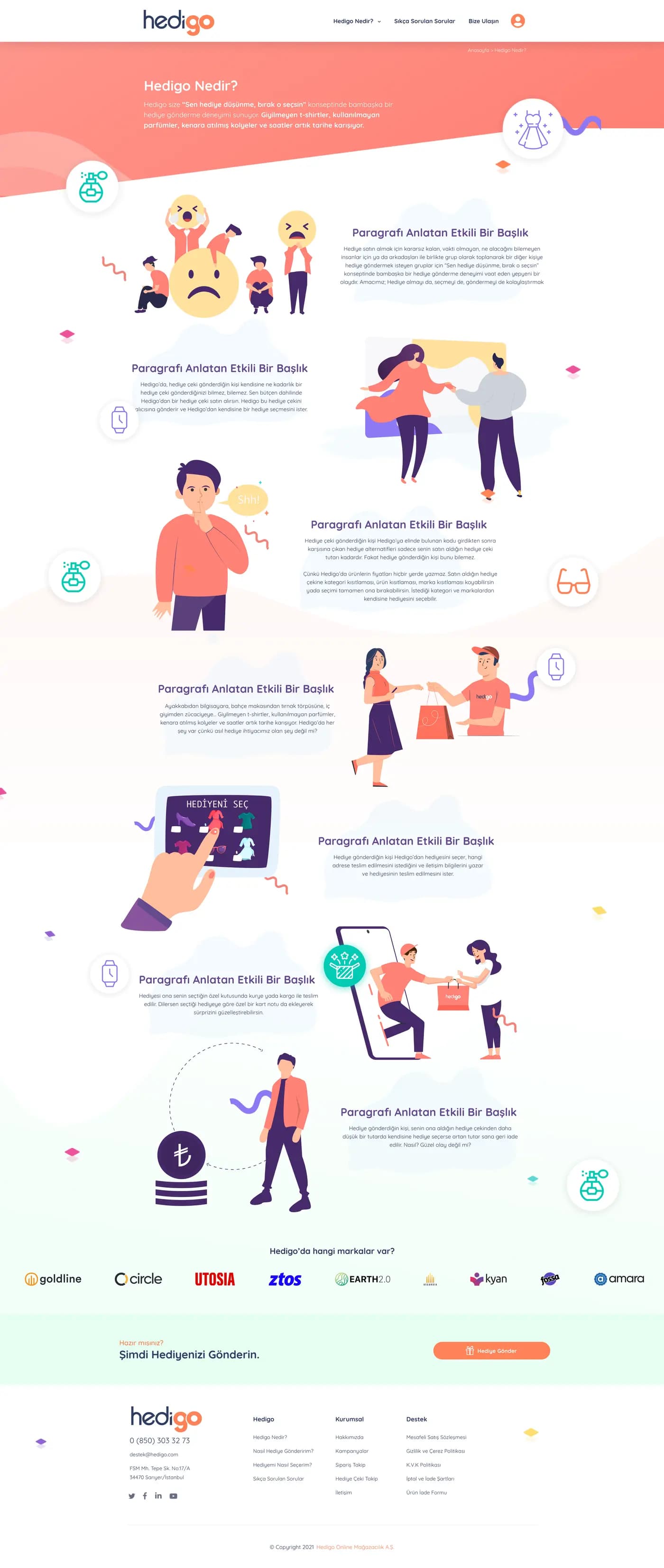 Hedigo Market Place — E-Ticaret