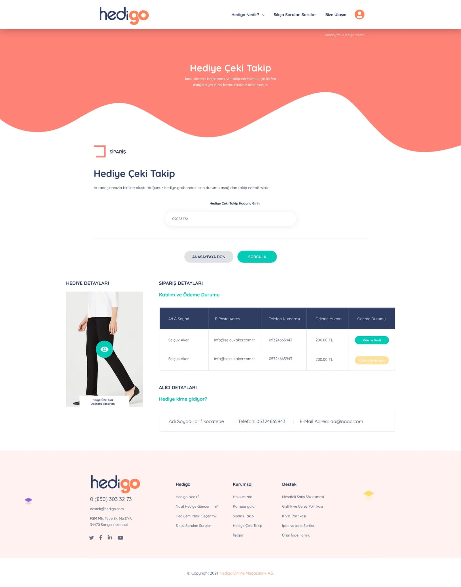Hedigo Market Place — E-Ticaret