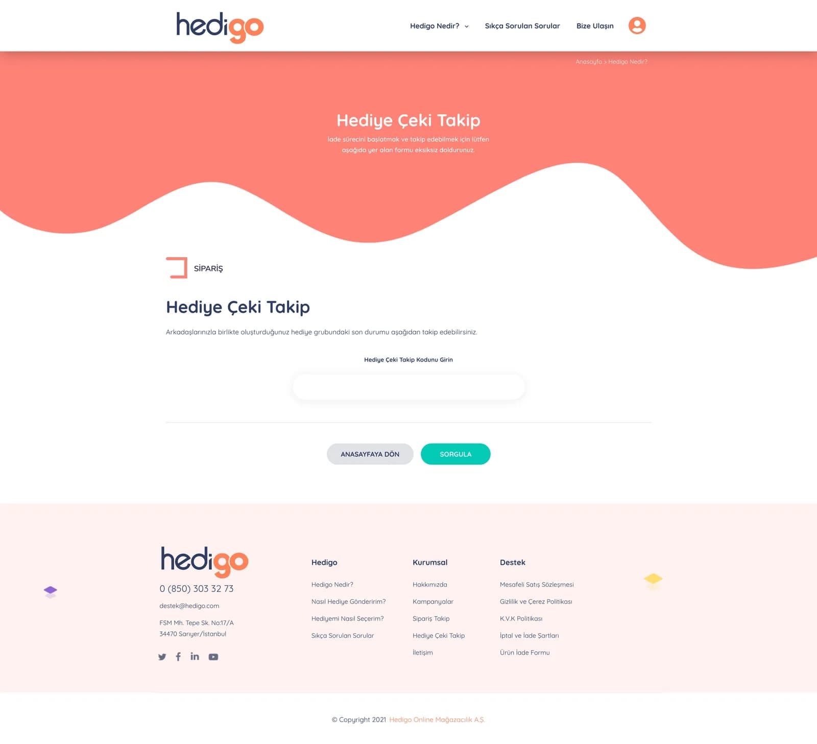 Hedigo Market Place — E-Ticaret