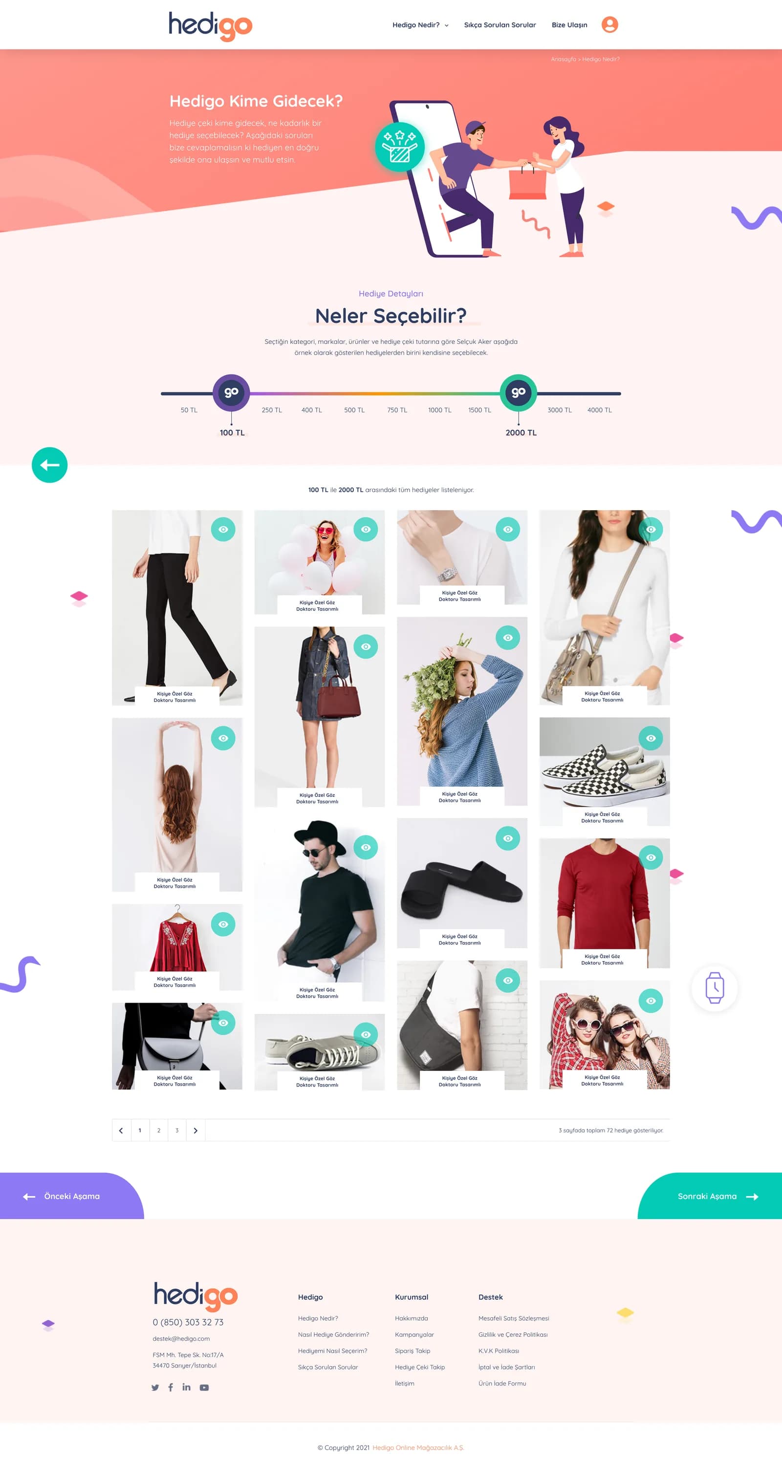 Hedigo Market Place — E-Ticaret