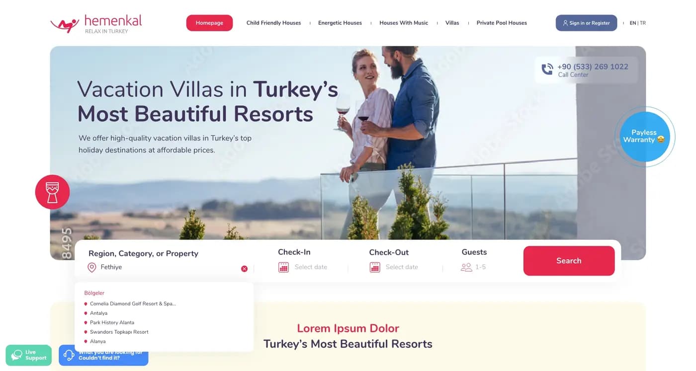 Hemen Kal Market Place — E-Ticaret