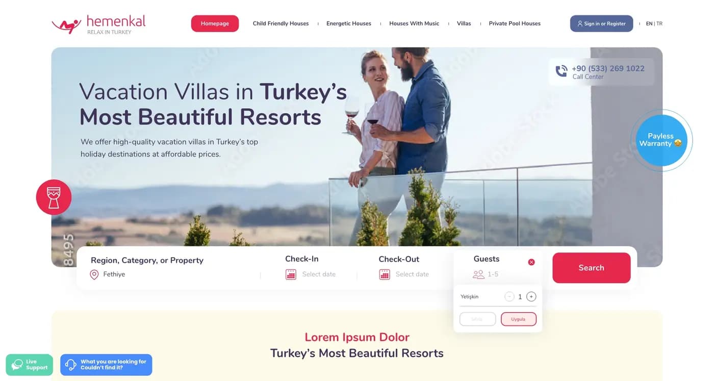 Hemen Kal Market Place — E-Ticaret