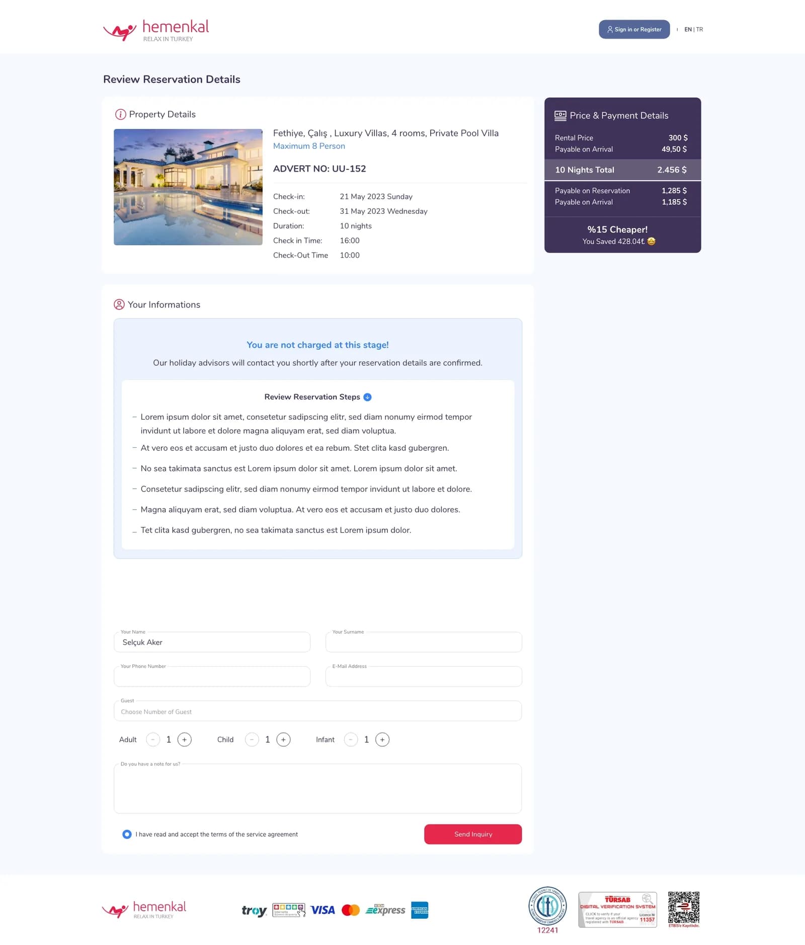 Hemen Kal Market Place — E-Ticaret