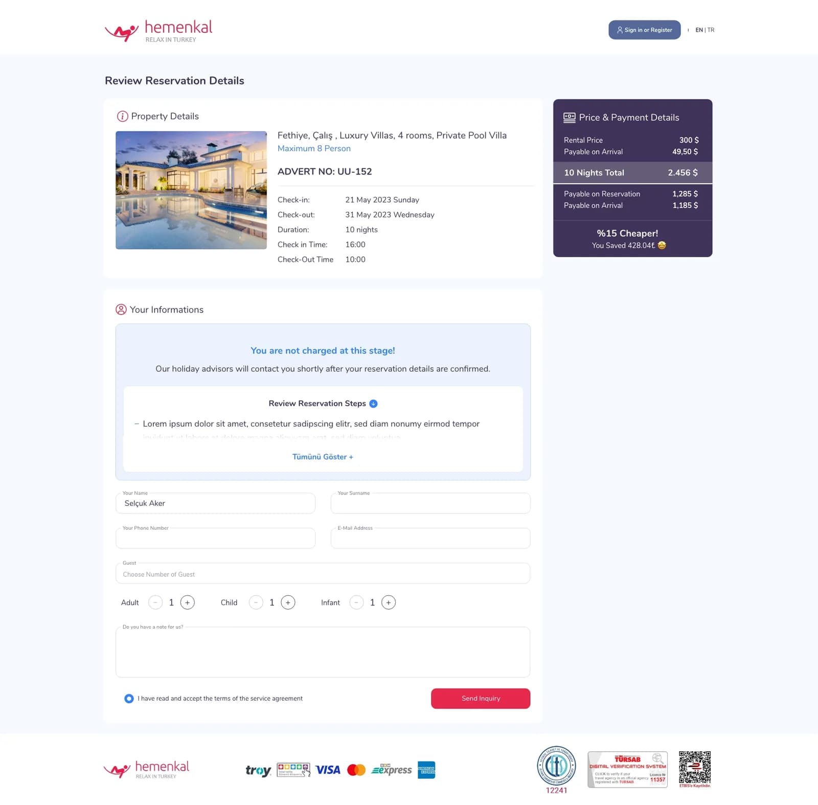 Hemen Kal Market Place — E-Ticaret