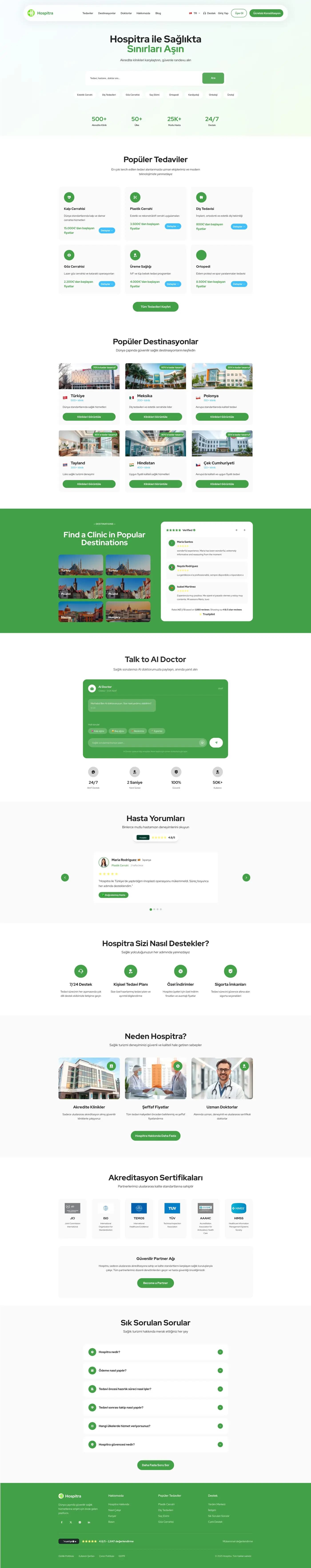 Hospitra — Web Sitesi