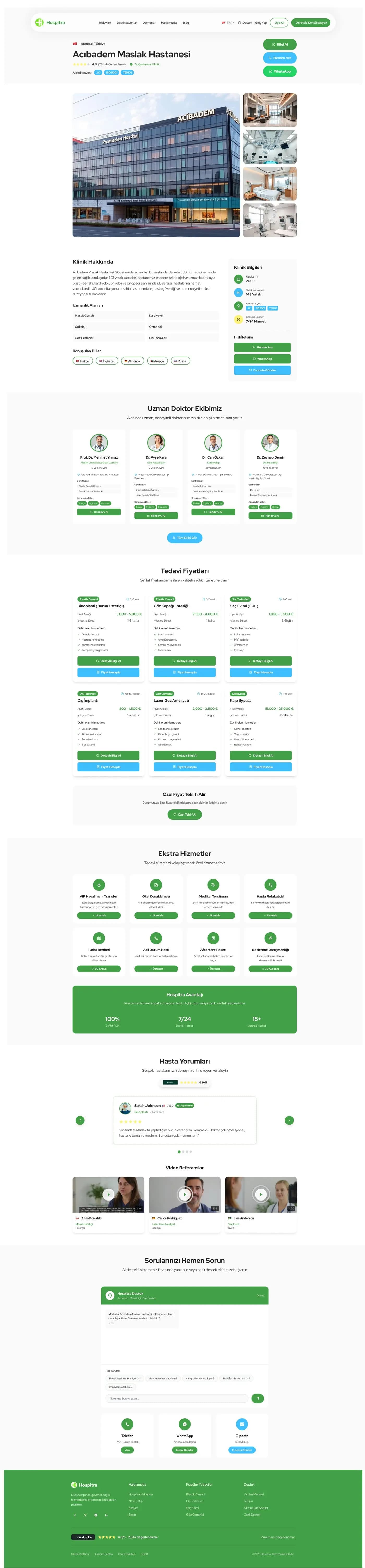Hospitra — Web Sitesi
