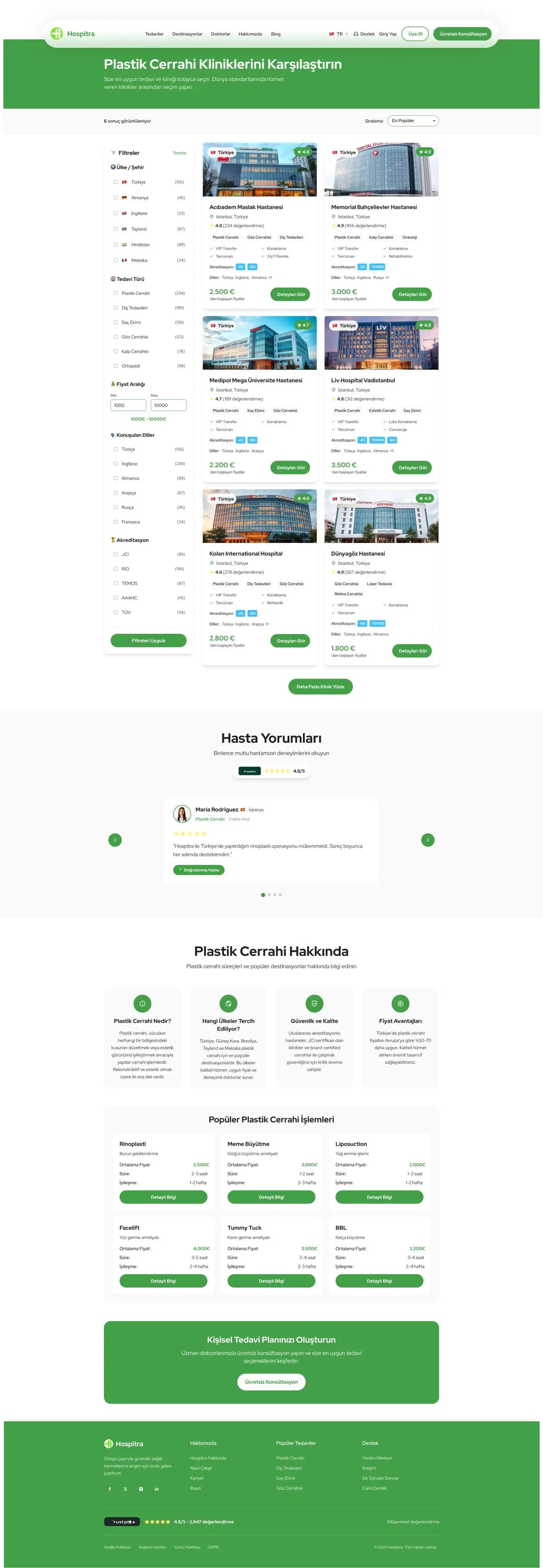 Hospitra — Web Sitesi
