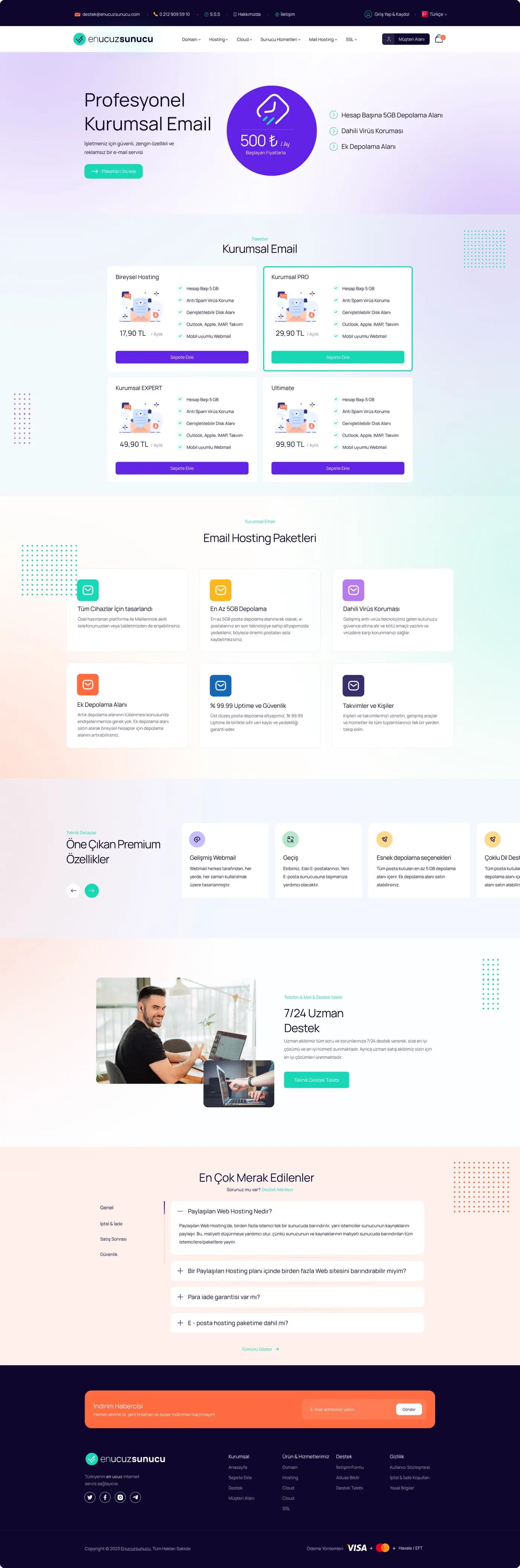 Hosting Market Place — E-Ticaret