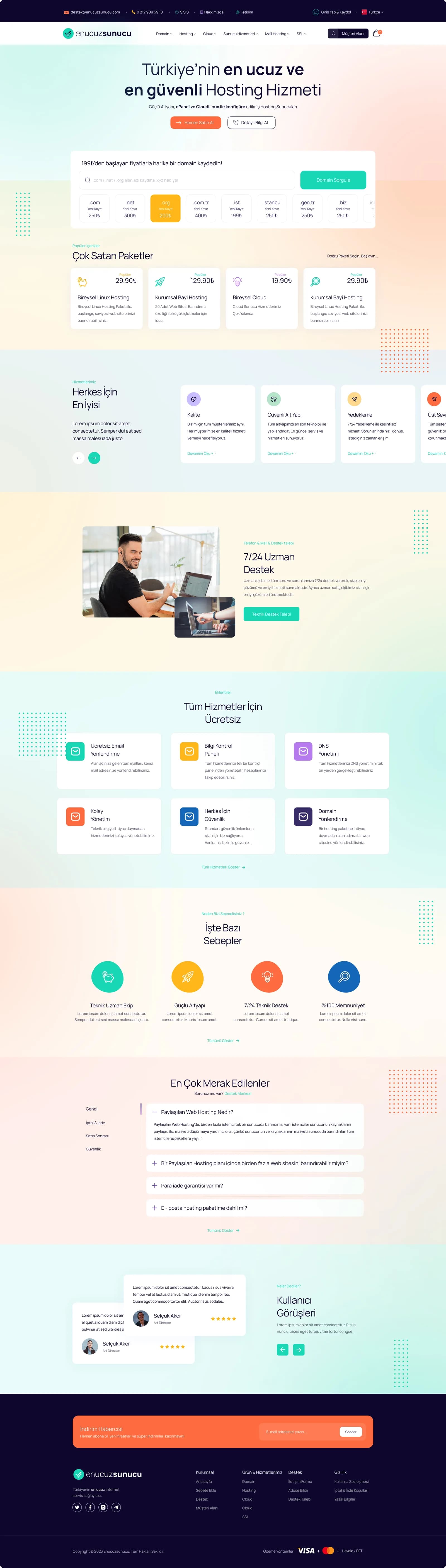 Hosting Market Place — E-Ticaret