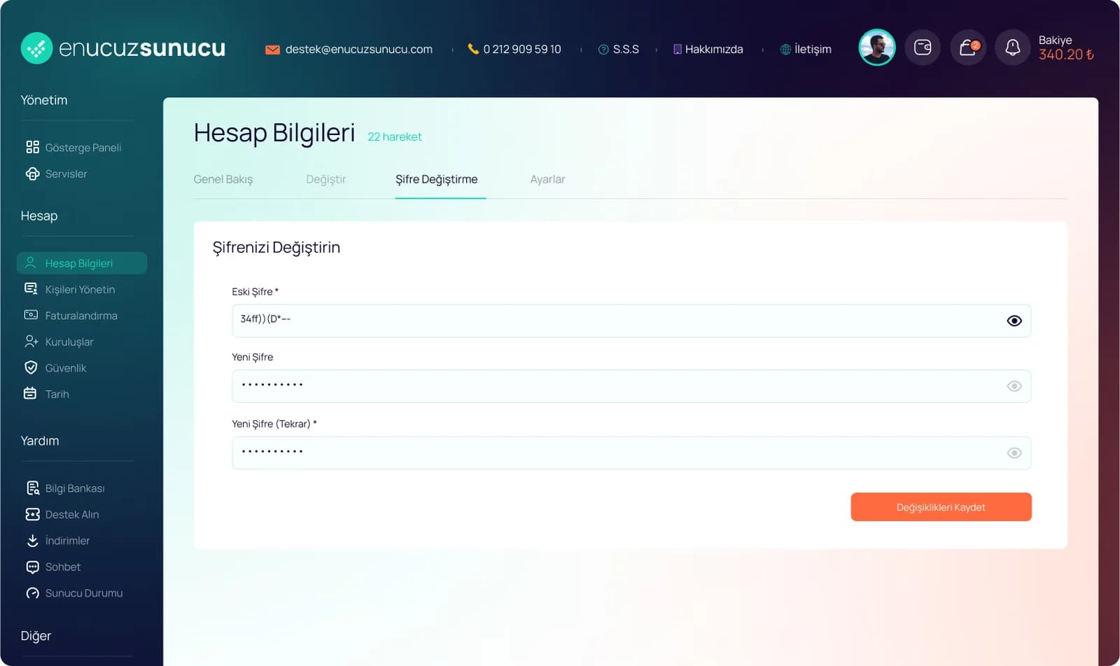Hosting Market Place — E-Ticaret