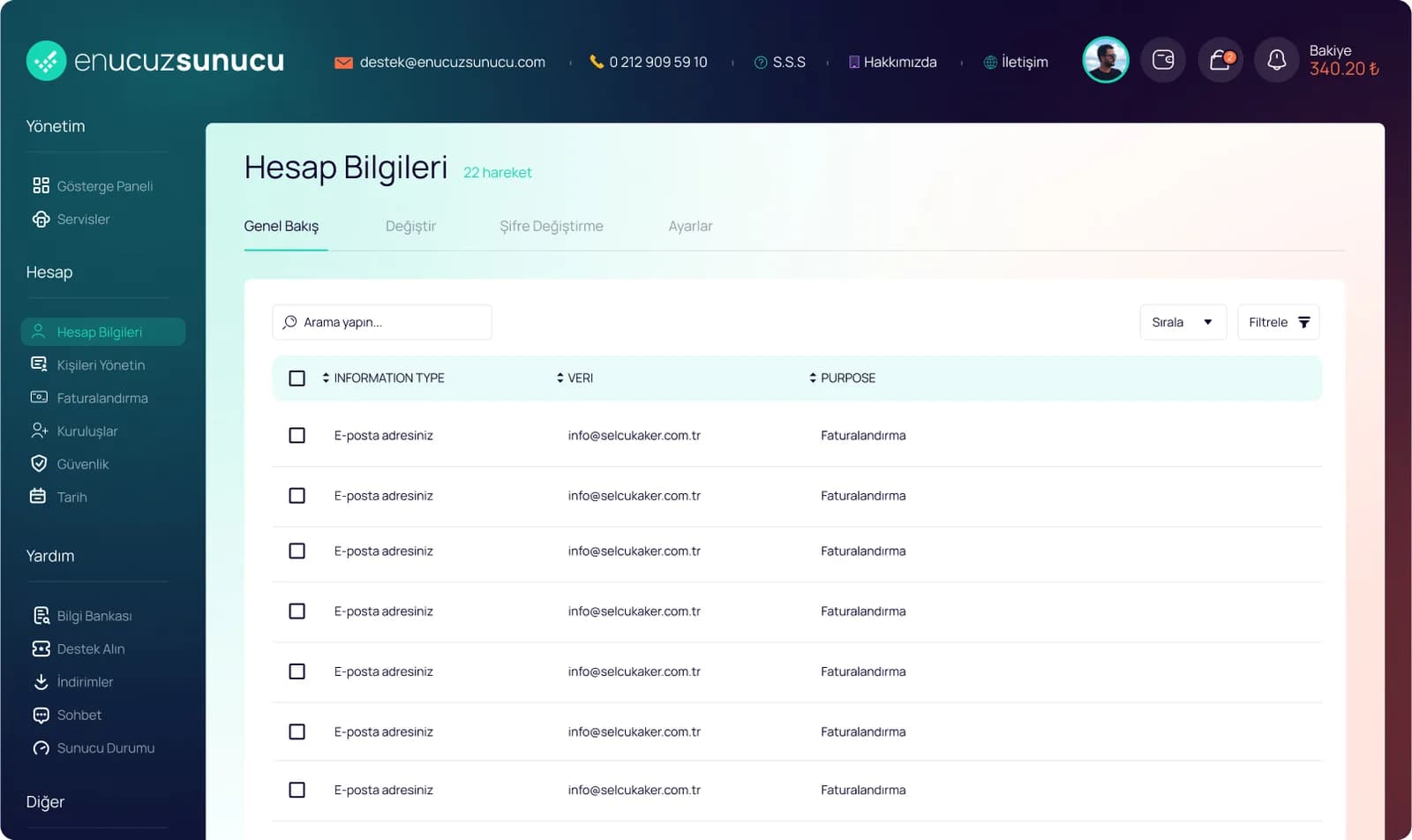 Hosting Market Place — E-Ticaret