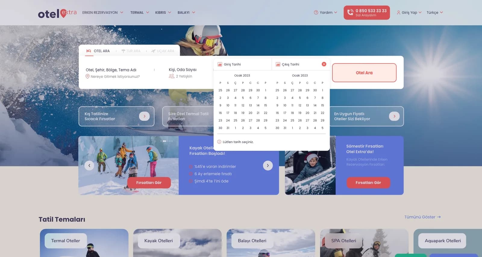Hotel Extra — Web Sitesi