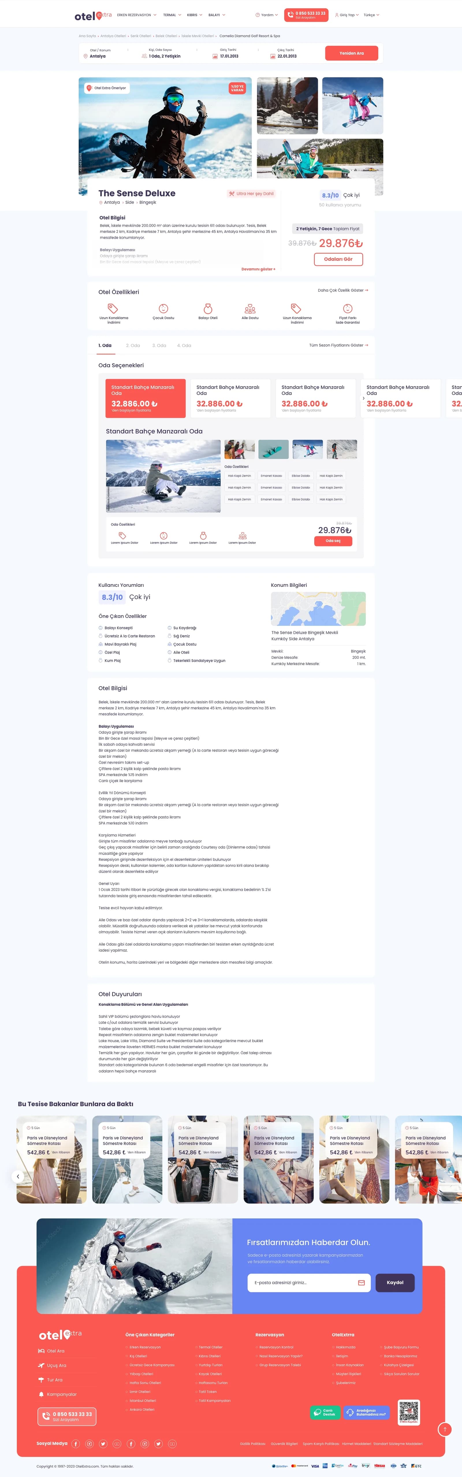 Hotel Extra — Web Sitesi