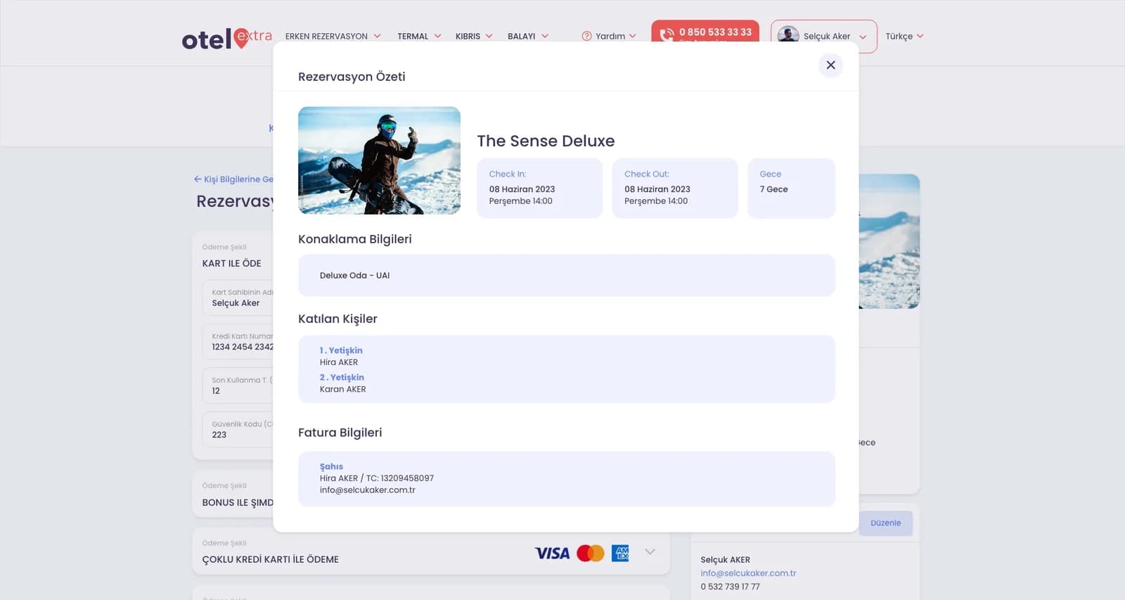 Hotel Extra — Web Sitesi