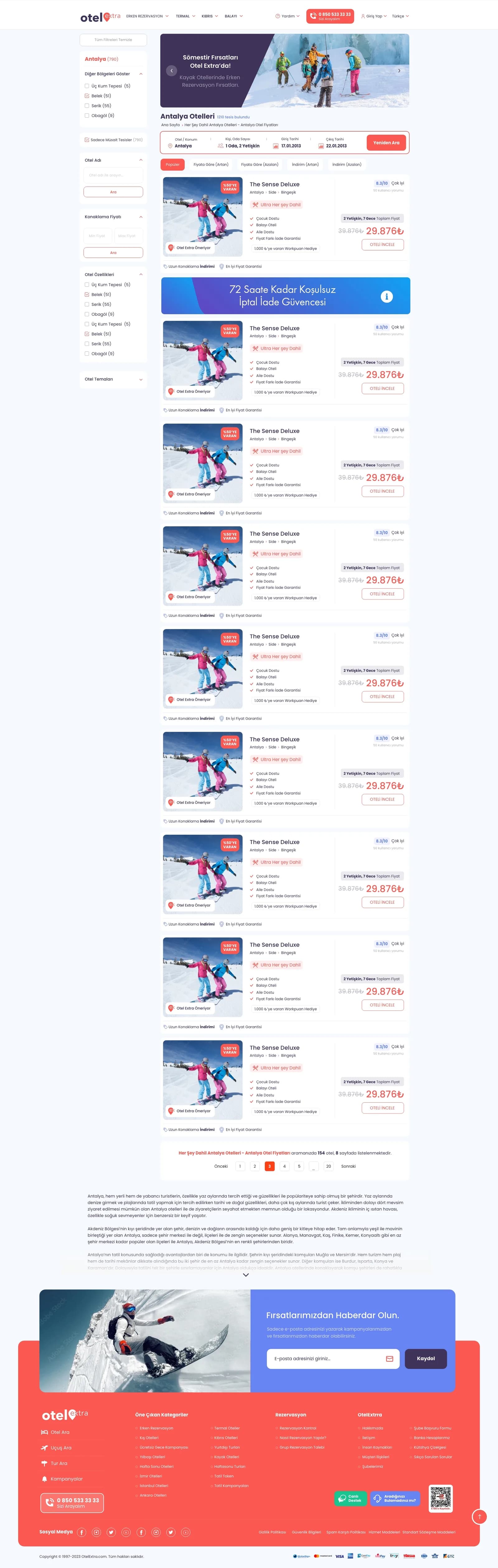 Hotel Extra — Web Sitesi