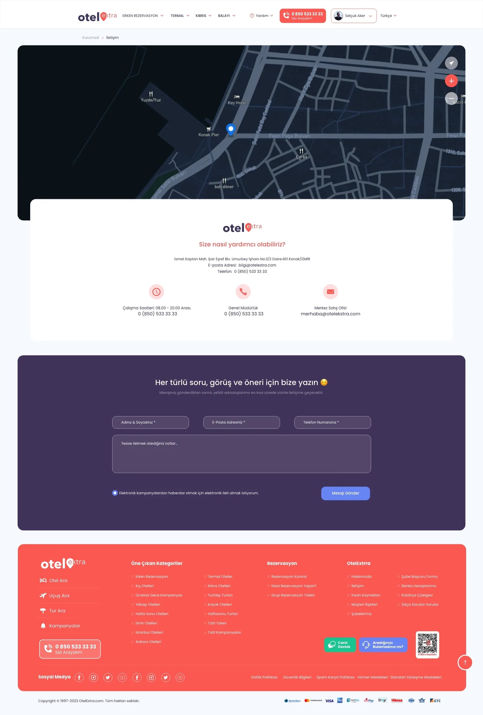 Hotel Extra — Web Sitesi