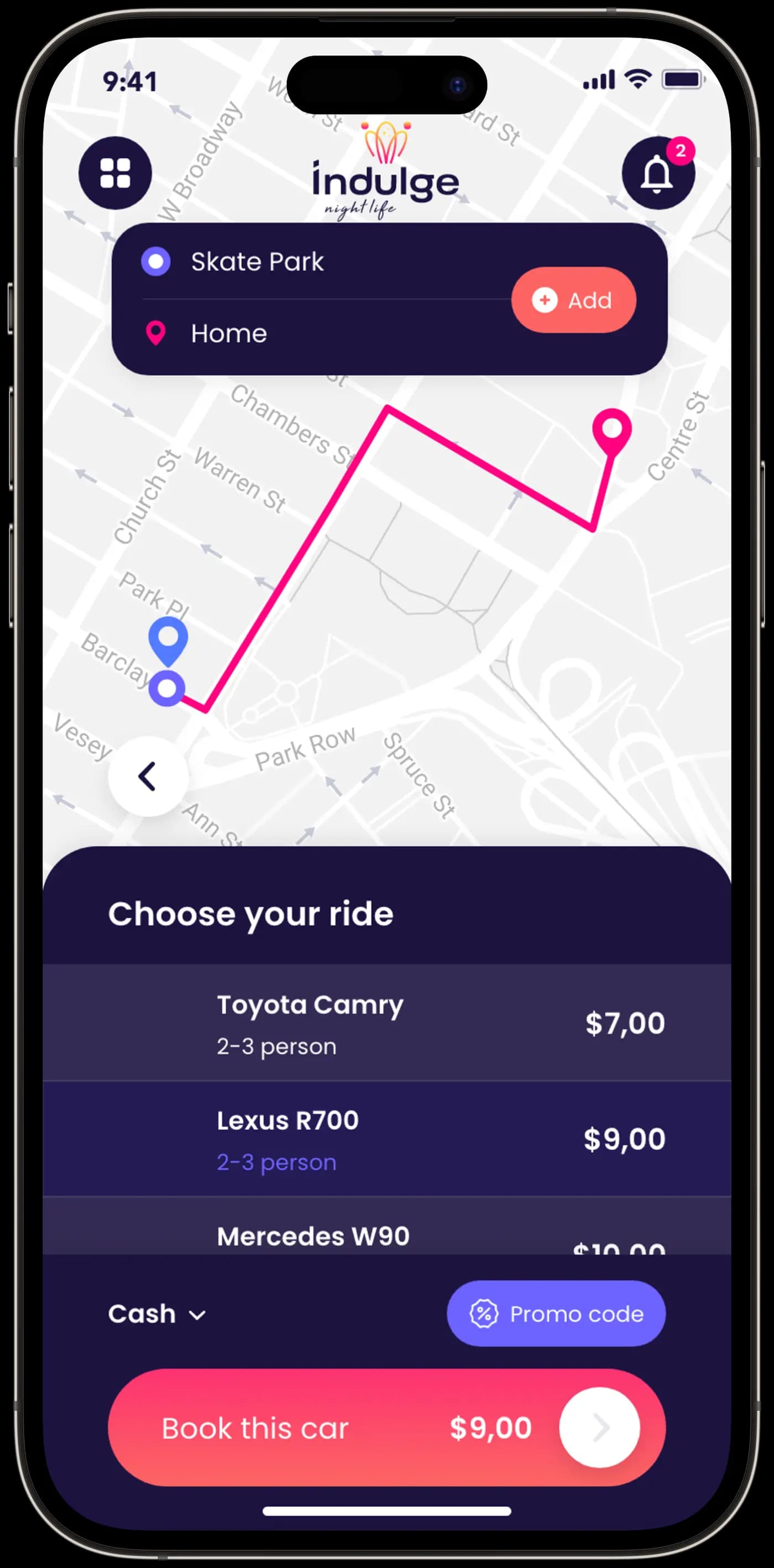 Indulge Social — Mobil Uygulama