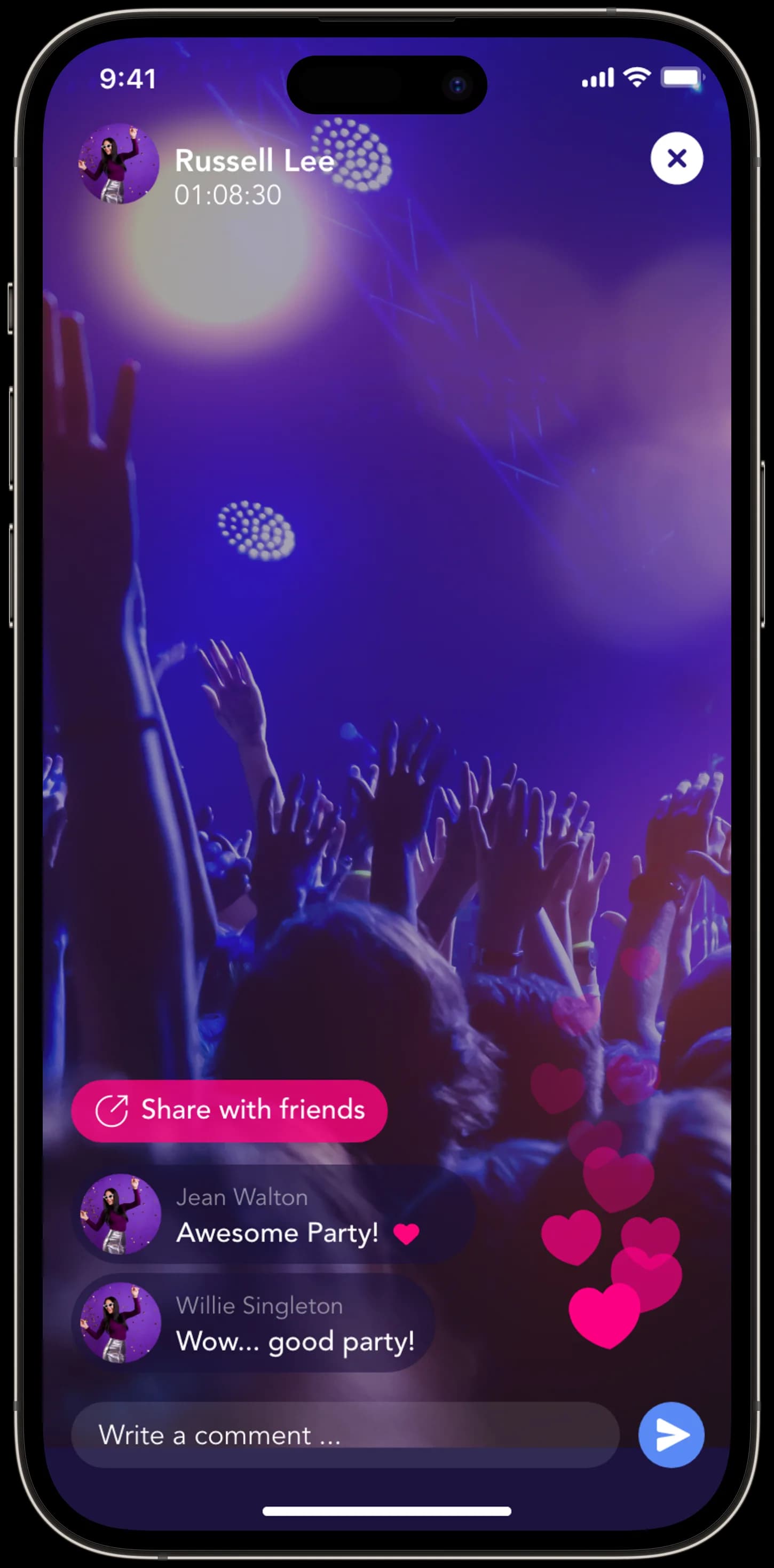Indulge Social — Mobil Uygulama