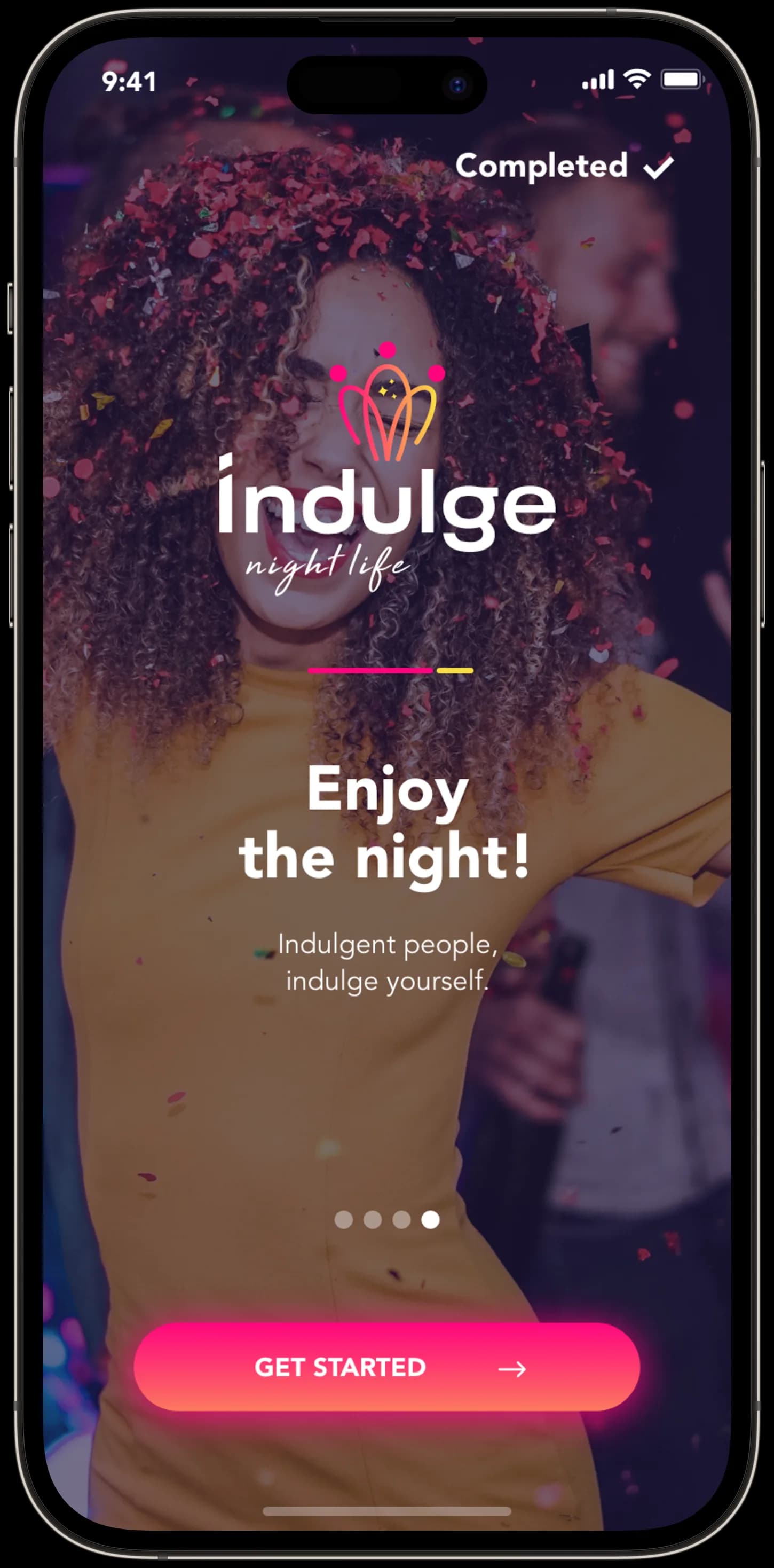 Indulge Social — Mobil Uygulama
