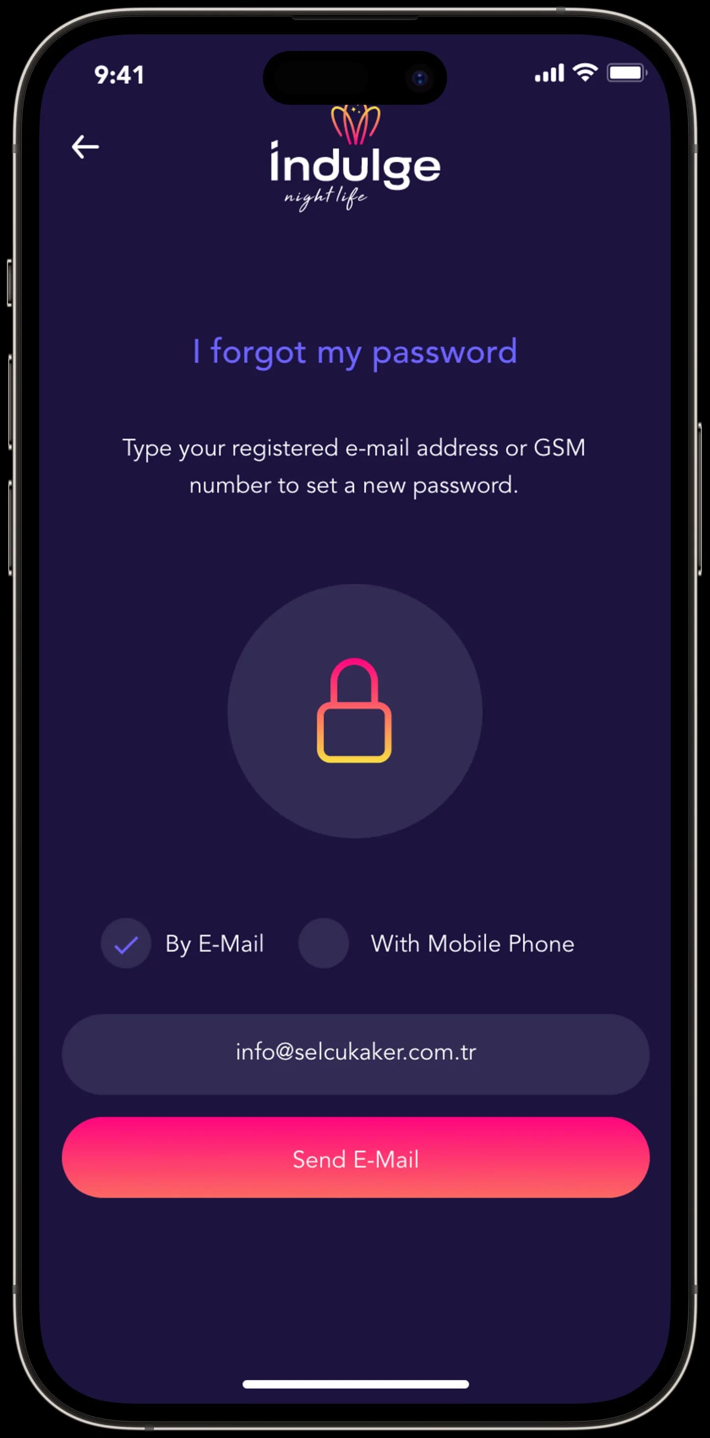 Indulge Social — Mobil Uygulama