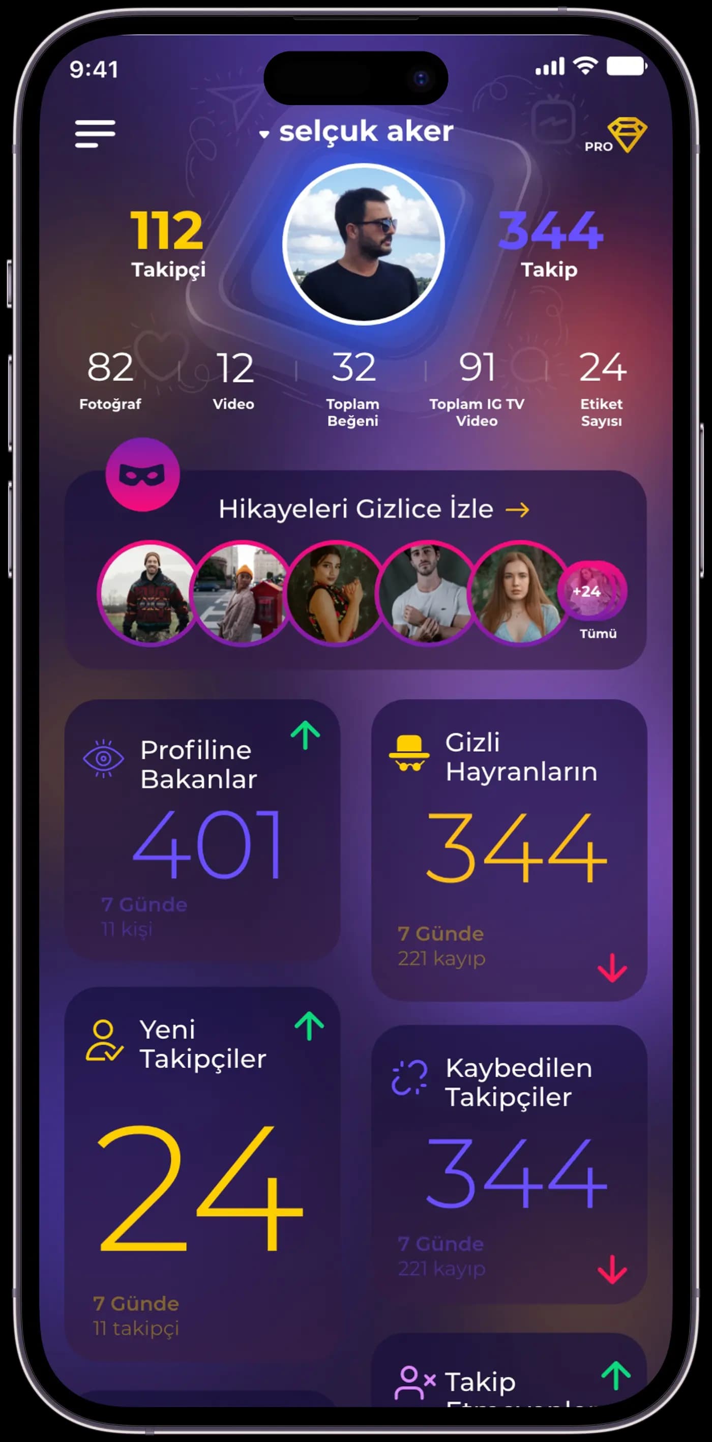 Instagram Report — Mobil Uygulama