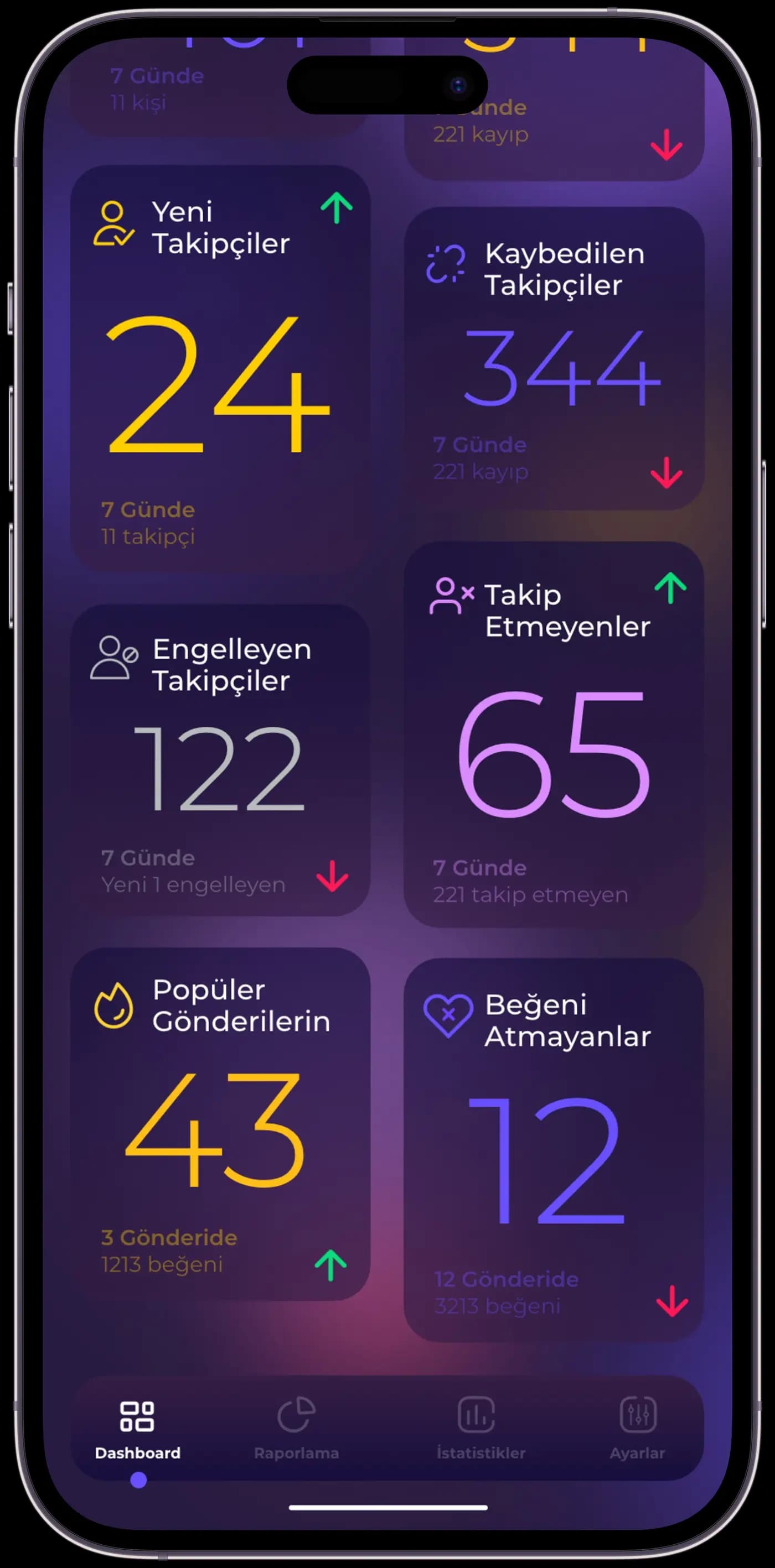 Instagram Report — Mobil Uygulama