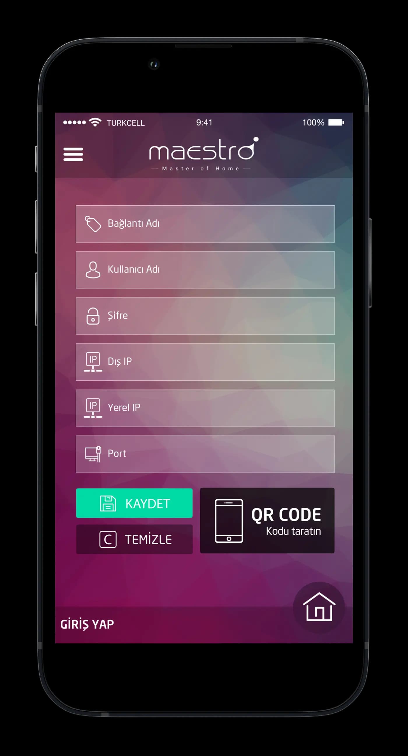 Intelligent House App — Mobil Uygulama
