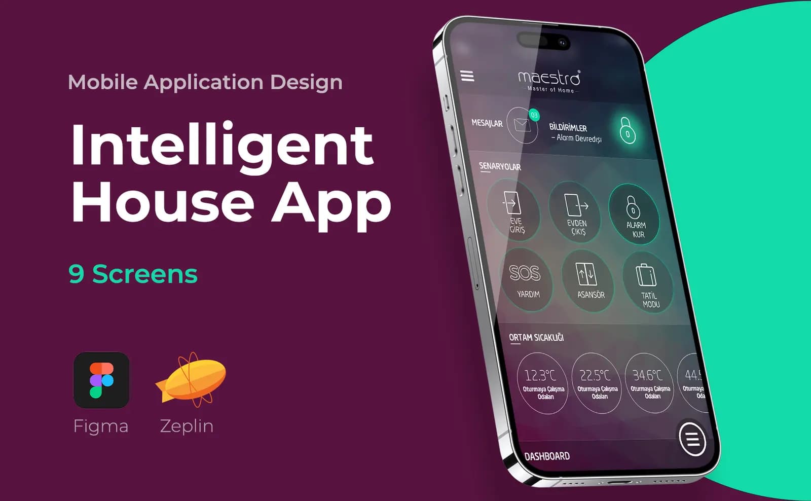 Intelligent House App — Mobil Uygulama
