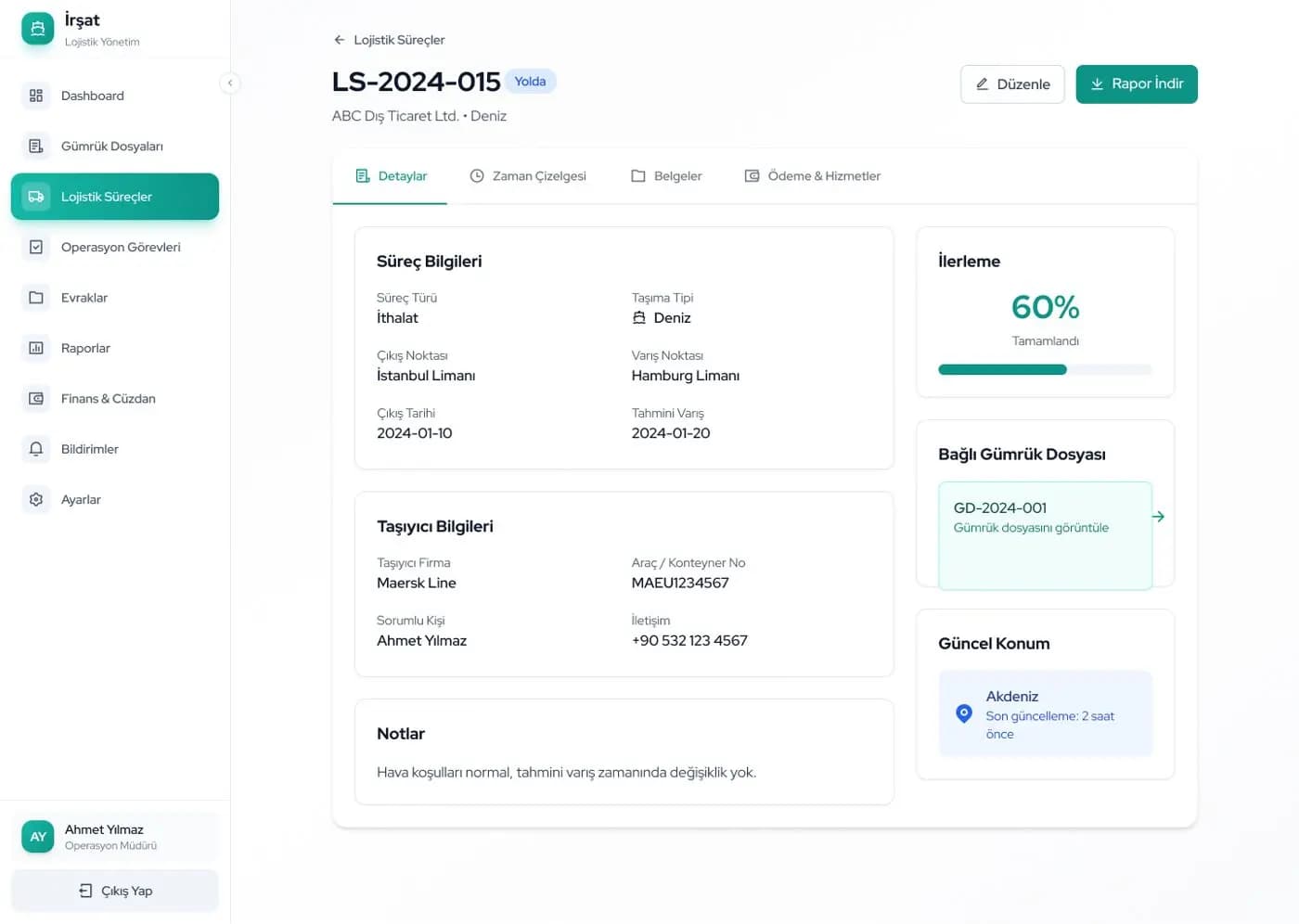 İrşat Portal — SaaS & Dashboard