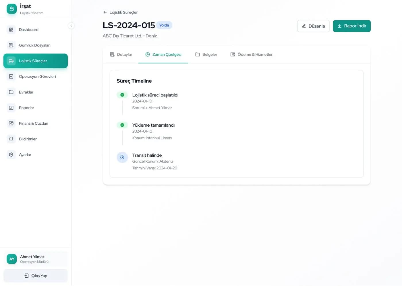 İrşat Portal — SaaS & Dashboard