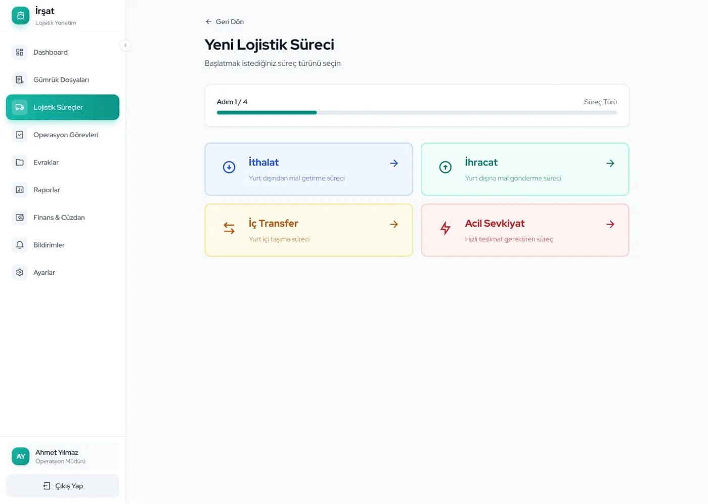 İrşat Portal — SaaS & Dashboard
