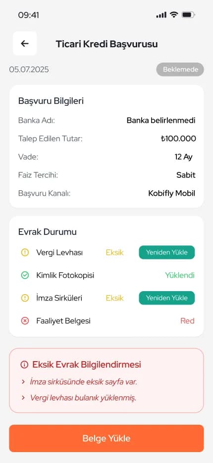 KobiFly App — Mobil Uygulama