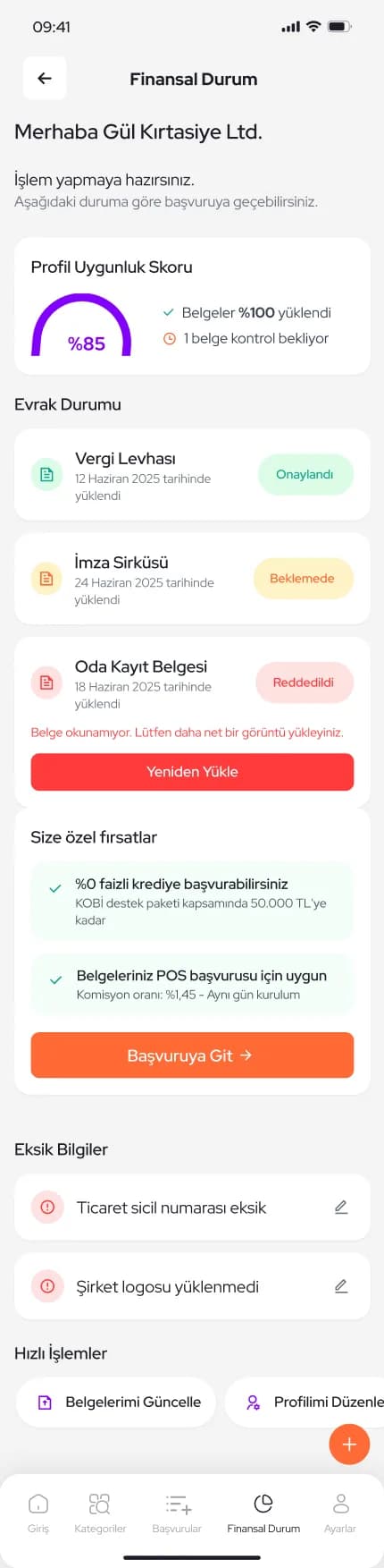 KobiFly App — Mobil Uygulama