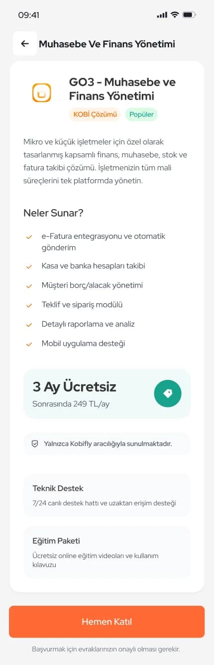 KobiFly App — Mobil Uygulama