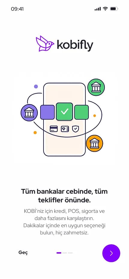 KobiFly App — Mobil Uygulama