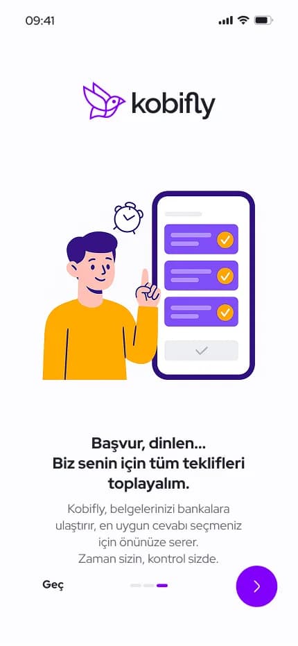 KobiFly App — Mobil Uygulama