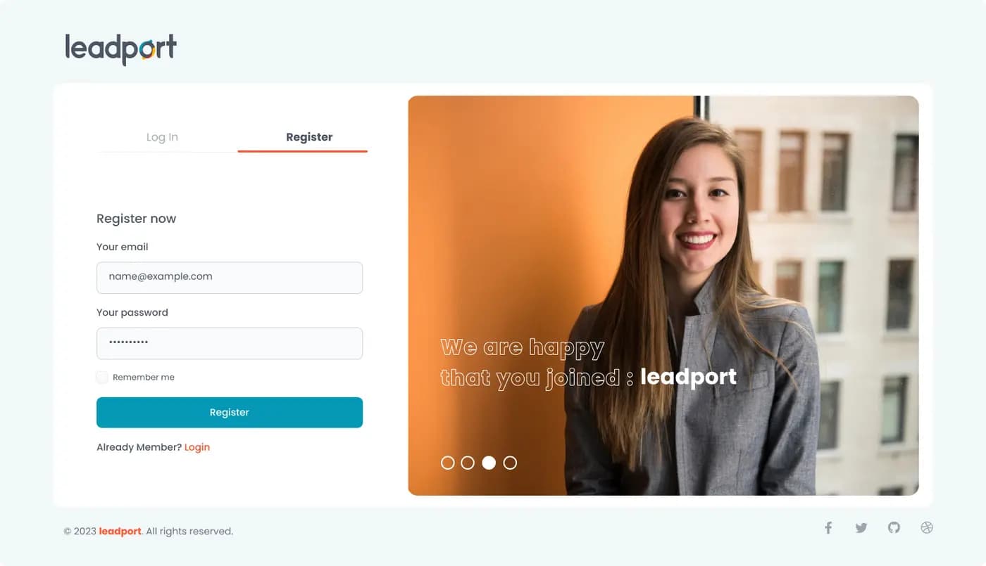 Leadport Customer App — SaaS & Dashboard
