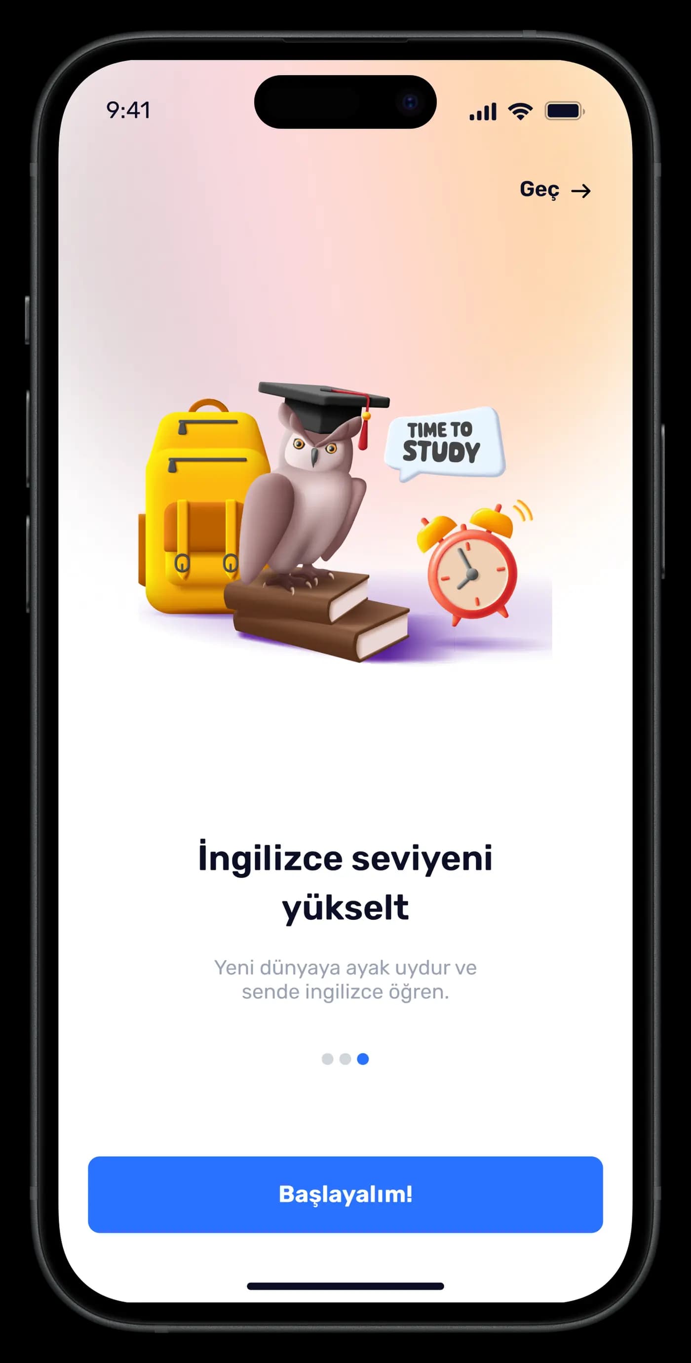 Learn English Mobile App — Mobil Uygulama