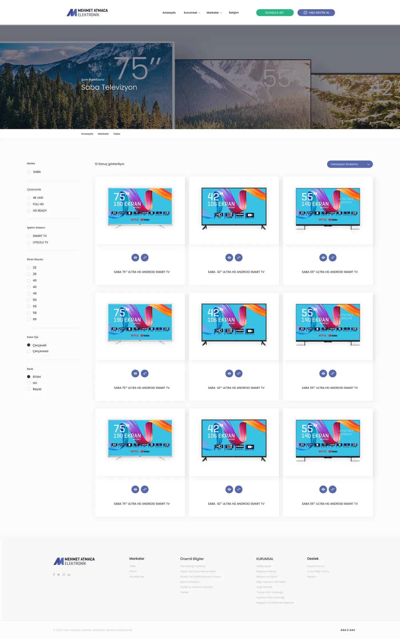 ONVO Televizyon — Web Sitesi