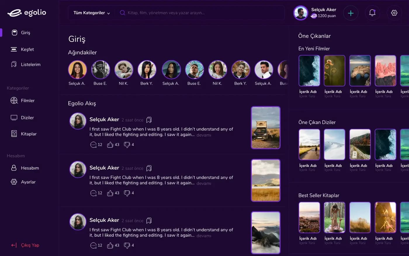 Movie Web App — SaaS & Dashboard