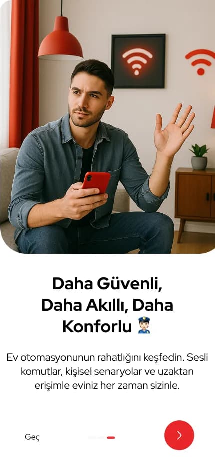 Multitek Smart Home — Mobil Uygulama
