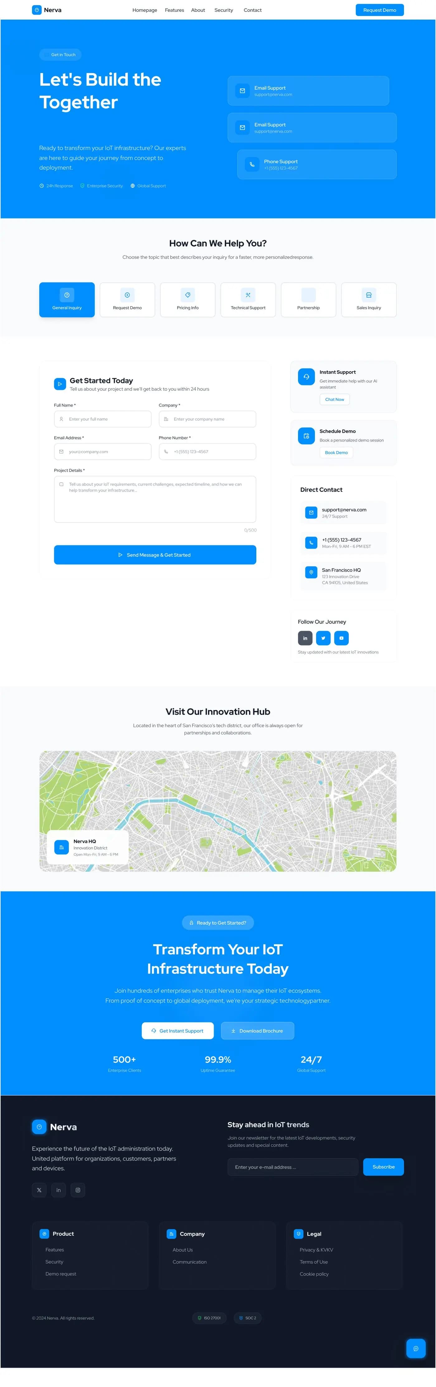 NERVA — Web Sitesi