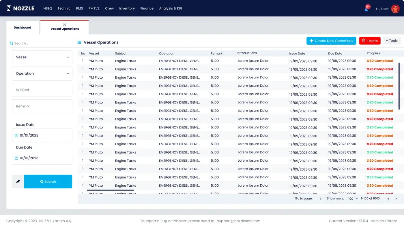 Nozzle Ship — SaaS & Dashboard