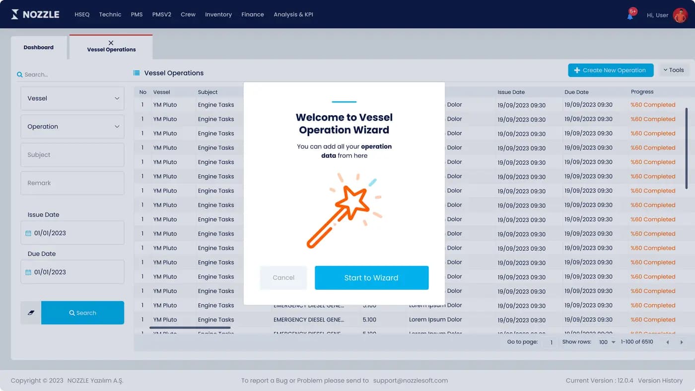Nozzle Ship — SaaS & Dashboard