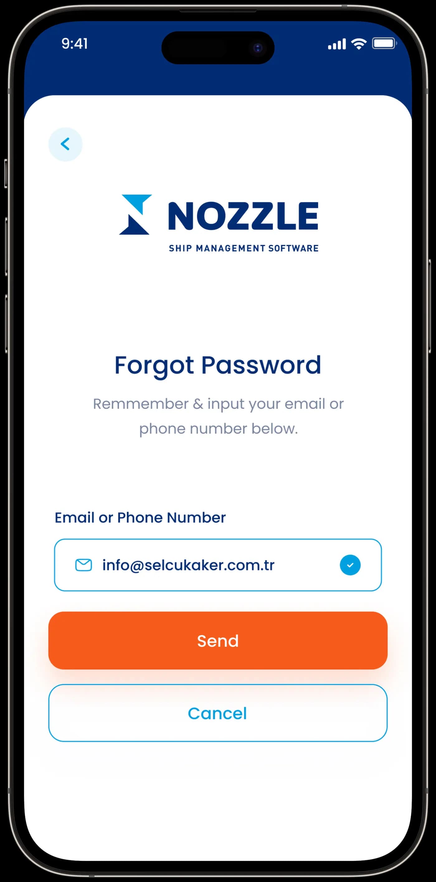 Nozzle Ship App — Mobil Uygulama