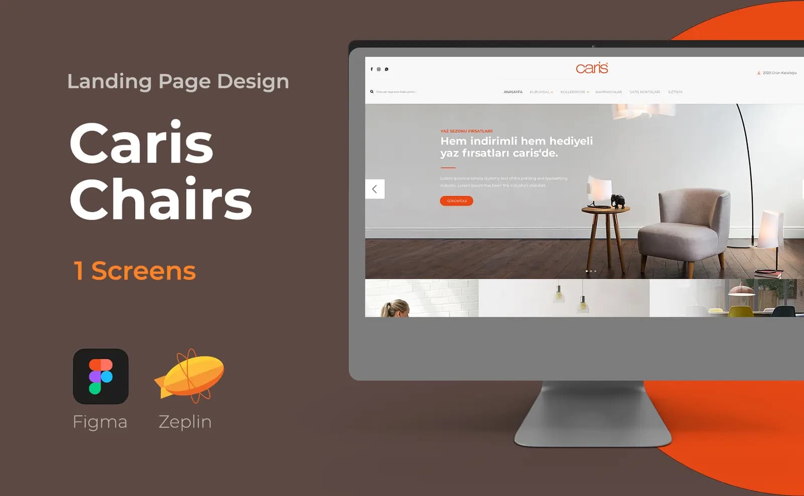 Caris Chair Website — Web Sitesi