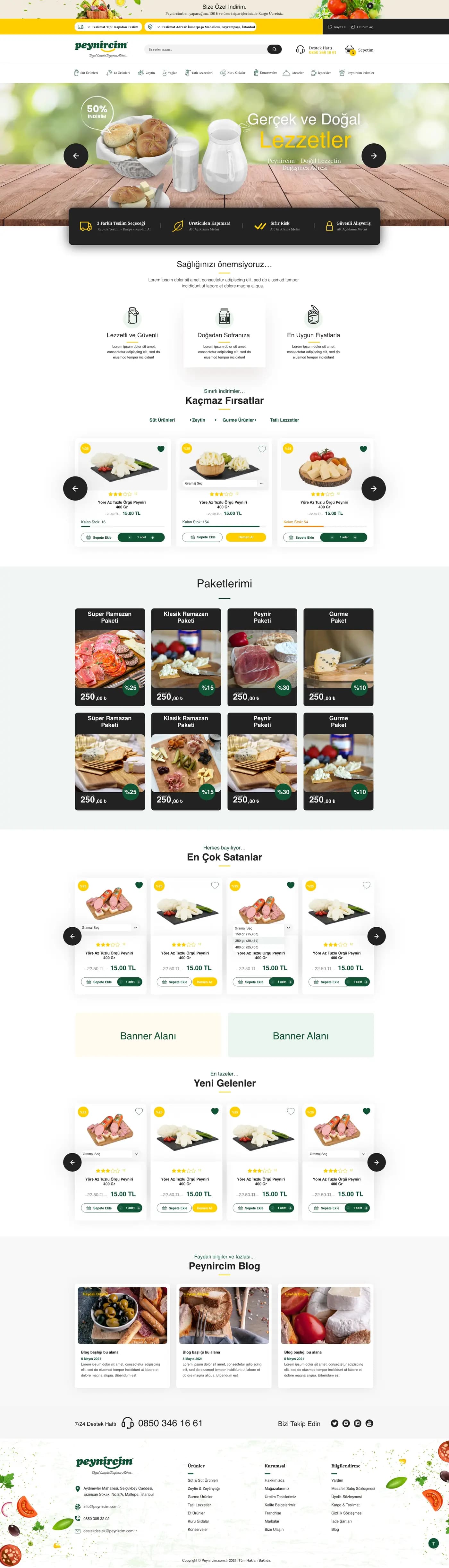 Peynircim Market Place — E-Ticaret