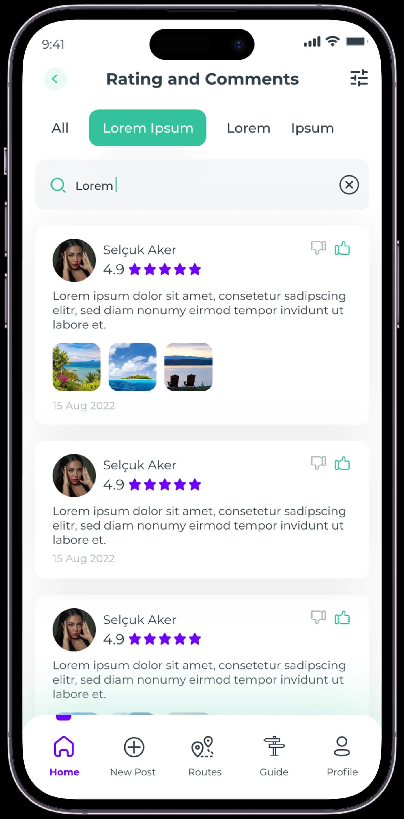Plavel Tourism App — Mobil Uygulama
