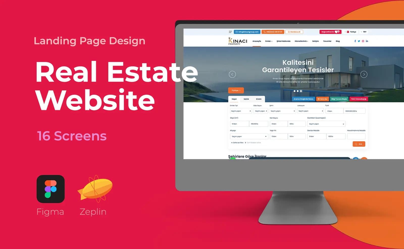 Real Estate Website — Web Sitesi